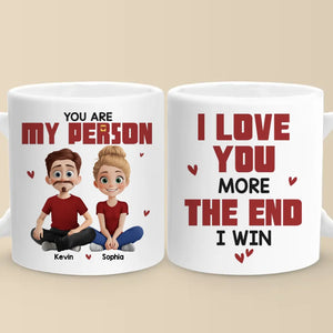 Love Is Being With You - Couple Personalized Custom Mug - Gift For Husband Wife, Anniversary