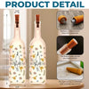 The Hands That Held Mine Taught Me Strength And Kindness - Family Personalized Custom Bottle Lamp - Gift For Mom, Grandma