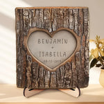 You’re My Forever - Couple Personalized Custom 2-Layered Wooden Plaque With Stand - Gift For Husband Wife, Anniversary