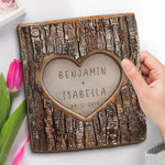 You’re My Forever - Couple Personalized Custom 2-Layered Wooden Plaque With Stand - Gift For Husband Wife, Anniversary