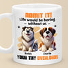 Furry Friends, Forever Loved - Dog Personalized Custom Mug - Gift For Pet Owners, Pet Lovers