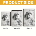 Custom Photo Remembering You With Love - Memorial Personalized Custom Vertical Poster - Sympathy Gift For Family