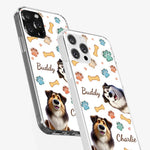 Furry Friends, Forever Loved - Dog Personalized Custom 3D Inflated Effect Printed Clear Phone Case - Gift For Pet Owners, Pet Lovers