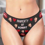 Custom Photo With You, I’m Whole - Couple Personalized Women Briefs - Gift For Husband Wife, Anniversary