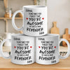 You Are Awesome So This Is Your Reminder - Couple Personalized Custom Mug - Gift For Husband Wife, Anniversary