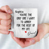 You Are The Reason I Believe In Love - Couple Personalized Custom Mug - Gift For Husband Wife, Anniversary