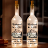 Making Memories One Campsite At A Time - Couple Personalized Custom Bottle Lamp - Gift For Husband Wife, Camping Lovers