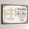 Keep The Memories Alive With A Special Touch - Family Personalized Custom Horizontal Poster - Gift For Grandma, Grandpa, Grandkid