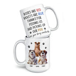 Your Furry Overlords - Dog Personalized Custom Mug - Gift For Pet Owners, Pet Lovers