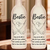 I’m Always Here For You - Bestie Personalized Custom Bottle Lamp - Gift For Best Friends, BFF, Sisters