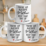 Mom, You’re Proof That Superpowers Are Real - Family Personalized Custom Mug - Gift For Mom