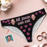 Custom Photo With You, I Am Complete - Couple Personalized Women Briefs - Gift For Husband, Wife, Couple