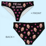 Custom Photo With You, I Am Complete - Couple Personalized Women Briefs - Gift For Husband, Wife, Couple