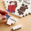 You're My Missing Piece  - Couple Personalized Custom Heart Shaped Building Brick Blocks - Gift For Husband Wife, Anniversary