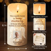 Custom Photo This Candle Shines In Cherished Memory - Memorial Personalized Custom LED Candle - Sympathy Gift For Family Members