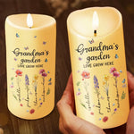 A Grandmother’s Love Is Forever And Always - Family Personalized Custom LED Candle - Gift For Mom, Grandma