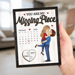 Hold Me Tight, And I'll Never Let Go - Couple Personalized Custom 2-Layered Wooden Plaque With Stand - Gift For Husband Wife, Anniversary