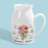 In Grandma's Garden, Love Always Blooms - Family Personalized Custom Home Decor Flower Vase - House Warming Gift For Mom, Grandma