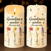 Motherhood Represents The Purest Form Of Love - Family Personalized Custom LED Candle - Gift For Mom, Grandma