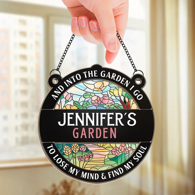 To Lose My Mind And Find My Soul - Family Personalized Window Hanging Suncatcher - Gift For Yourself, Best Friends, Siblings, Family Members