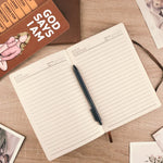 Custom Name Christian Gifts for Women - Personalized Leather Journal