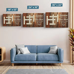 A Grandchild Is Love Made Visible - Family Personalized Custom Horizontal Canvas - Gift For Grandma, Grandpa, Grandkid