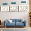 Grandkids Bring Joy To Every Corner Of Your Heart - Family Personalized Custom Horizontal Canvas - Gift For Grandma, Grandpa, Grandkid
