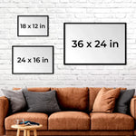 Our Hearts Are Full Of Love - Couple Personalized Custom Horizontal Poster - Gift For Husband Wife, Anniversary