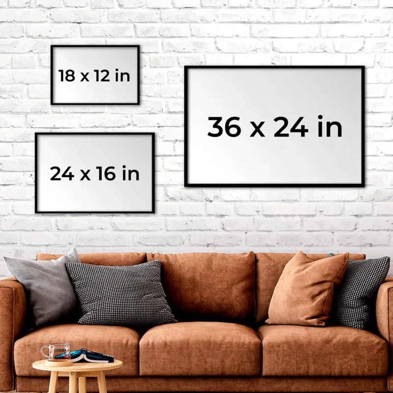 Together, We Are A Family Of Love - Couple Personalized Custom Horizontal Poster - Gift For Husband Wife, Anniversary