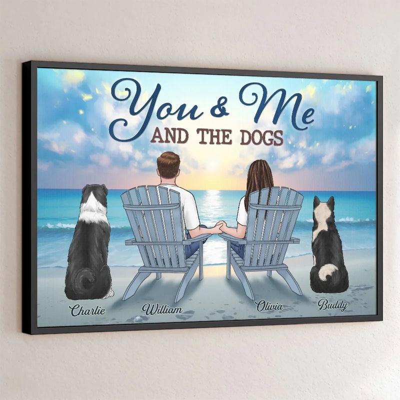 Together, We Are A Family Of Love - Couple Personalized Custom Horizontal Poster - Gift For Husband Wife, Anniversary