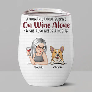 Le bonheur est un chiot chaleureux – Verre à vin personnalisé pour chien – Cadeau pour propriétaires et amoureux des animaux