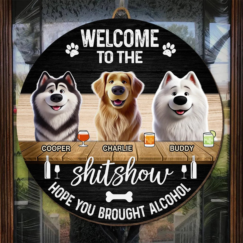 Go Away Unless You Have Dog Treats - Dog Personalized Custom Home Decor Wood Sign - House Warming Gift For Pet Owners, Pet Lovers