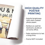 We Are A Team - Couple Personalized Custom Horizontal Poster - Gift For Husband Wife, Anniversary