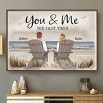 You're My Forever - Couple Personalized Custom Horizontal Poster - Gift For Husband Wife, Anniversary