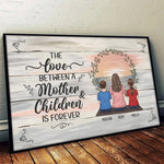 A Mother’s Love Is Infinite - Family Personalized Custom Horizontal Poster - Gift For Mom