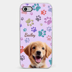 Custom Photo Pawsitively In Love - Dog & Cat Personalized Custom 3D Inflated Effect Printed Clear Phone Case - Gift For Dog Lovers, Cat Lovers