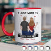 You're My Favorite Reason To Lose My Mind - Couple Personalized Custom Accent Mug - Gift For Husband Wife, Anniversary