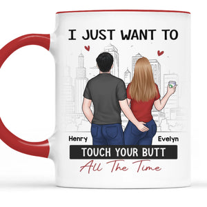 You're My Favorite Reason To Lose My Mind - Couple Personalized Custom Accent Mug - Gift For Husband Wife, Anniversary