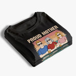 Proud Mother Of A Few Dumbass Kids - Family Personalized Custom Unisex T-shirt, Premium T-shirt, Hoodie - Gift For Mom