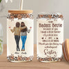 Les sœurs sont les meilleures amies - Tasse en verre personnalisée, tasse à café glacé - Cadeau pour meilleures amies, meilleures amies, sœurs