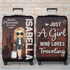 Chase What Makes Your Spirit Soar - Travel Personalized Custom Luggage Cover - Summer Vacation Gift, Gift For Adventure Travel Lovers