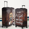 Chase What Makes Your Spirit Soar - Travel Personalized Custom Luggage Cover - Summer Vacation Gift, Gift For Adventure Travel Lovers