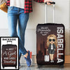 Chase What Makes Your Spirit Soar - Travel Personalized Custom Luggage Cover - Summer Vacation Gift, Gift For Adventure Travel Lovers