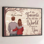 Always Better Together - Couple Personalized Custom Horizontal Poster - Gift For Husband, Wife, Couple