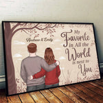 Always Better Together - Couple Personalized Custom Horizontal Poster - Gift For Husband, Wife, Couple