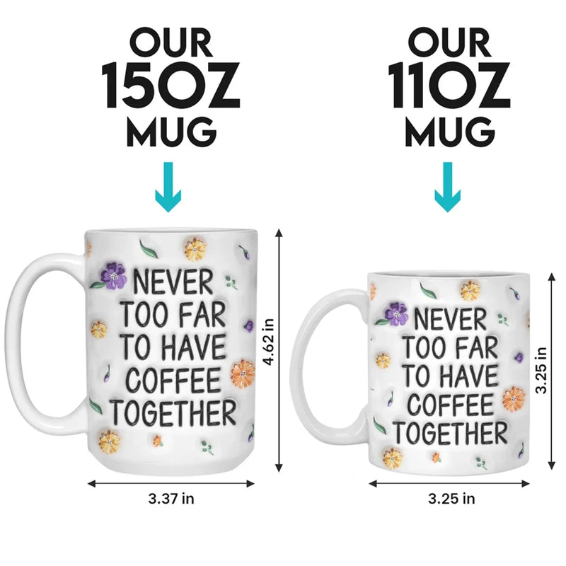 True Friendship Stands The Test Of Time - Bestie Personalized Custom 3D Inflated Effect Printed Mug -  Gift For Best Friends, BFF, Sisters