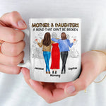 Daughter By Chance, Best Friend By Choice - Family Personalized Custom Mug - Gift For Mom, Daughter