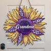 Grandma, Your Love Is The Seed Of My Happiness - Family Personalized Custom Shaped Home Decor Wood Sign - House Warming Gift For Mom, Grandma