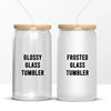 Sisterhood Is Powerful - Bestie Personalized Custom Glass Cup, Iced Coffee Cup - Gift For Best Friends, BFF, Sister