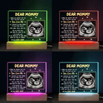 Custom Photo I Can Hear You Say You Love Me - Family Personalized Custom Shaped 3D LED Light - Baby Shower Gift, Gift For First Mom